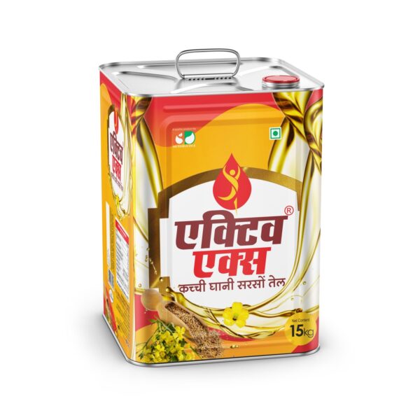 BD Edible Oils Kachchi Ghani Mustard Oil 15 KG Tin Product Image 7