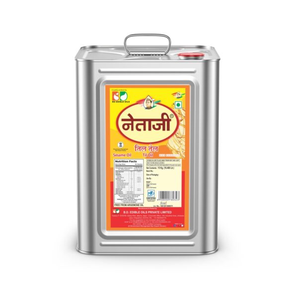 BD Edible Oils Sesame Oil 15 KG Tin Product Image 5