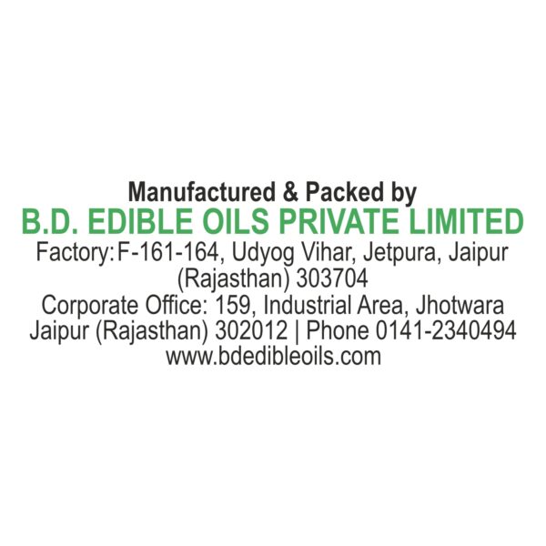 BD Edible Oils Soybean Oil 15 Liter Tin Product Image 4