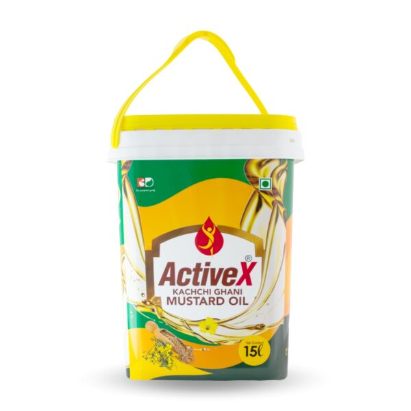 BD Edible Oils Kachchi Ghani Mustard Oil 15 Liter Jar Product Image (2)